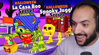 روبلوكس ماب السرقة : اخيرا سرقت السيكرت الجديد من حدث الهالوين( افضل تحديث ) roblox steal a brainrot