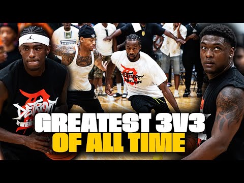 Babyface Ray Bet $5,000 On The GREATEST 3v3 Ever!...(Nas, Frank Nitty, Beno vs Detroit)
