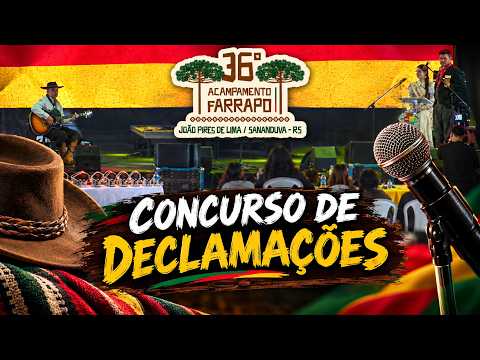 36º ACAMPAMENTO FARRAPO 2026 - CONCURSOS DECLAMAÇÕES
