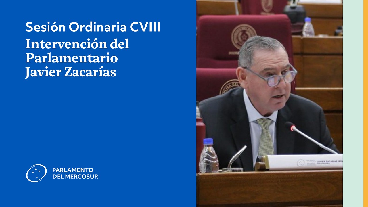 Intervención del Parlamentario  Ernesto Zacarias - CVIII Sesión Plenaria Zacarias 2