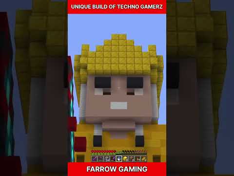 TOP 3 Unique Build of Techno Gamerz Minecraft World 😱🔥 ! #shorts #viral #technogamerz