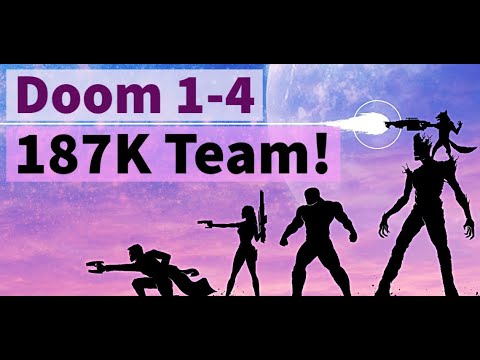 187K Team! Doom 1-4 Campaign Unlock Guide! | Marvel Strike Force - Free to Play