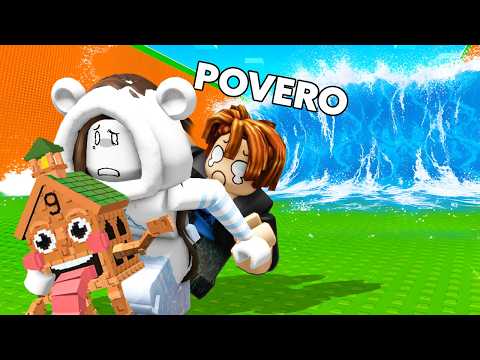 Lo bullizzano perché povero e lo aiuto su TSUNAMI BRAINROT roblox.