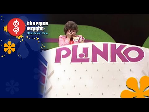 OH, NO! PLINKO Chips Get Stuck & Go Flying Across the Price Is Right Stage - The Price Is Right 1983
