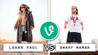 Logan Paul vs Dwarf Mamba Vine Battle 🔥🥊 / Who's the Best