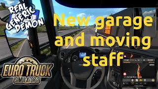 Euro Truck Simulator 2 - New garage and moving staff