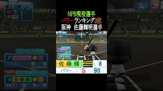 【NPB現役選手】パワーTOP3【パワプロ2026】 #shorts