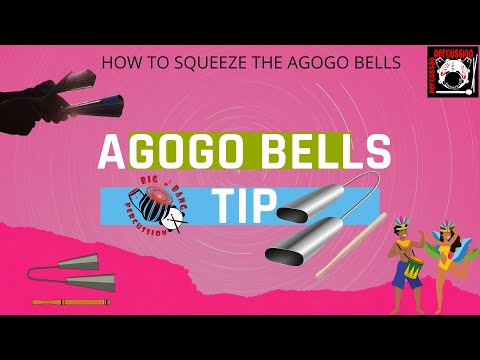 #3 - LEARN SOME AGOGO BELLS TIP -  EXERCISES AND A RHYTHM PATTERN - HOW TO SQUEEZE IT