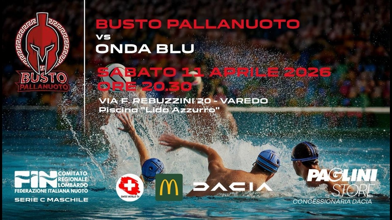 Busto Pallanuoto vs Onda Blu