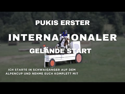 Erste internationale Vielseitigkeit 🪵🏇🏻💨 