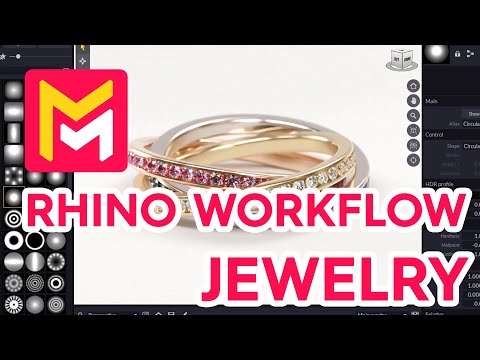 Maverick Render Product Viz Rhino to Maverick Jewelry