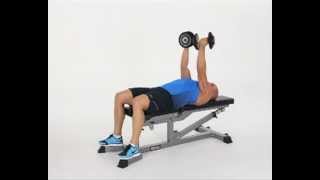 Dumbbell Bench Press Underhand Grip exercise video thumbnail