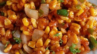 Restaurant Style Sweet Corn Chilli | Crispy Healthy Starter Recipe