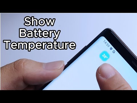 Show Battery Temperature Easy