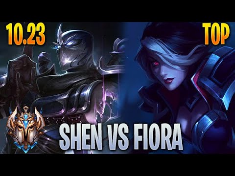 Shen Top vs Fiora - 10.23 Challenger