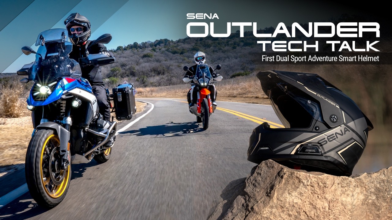 Sena Outlander Tech Talk | World’s First Dual-Sport Smart Helmet