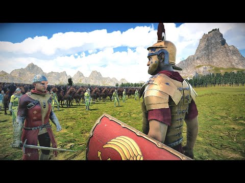 Medieval Army vs Roman Cohorts - UEBS 2
