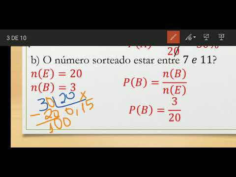 Exercício Probabilidade.