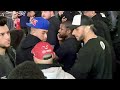 Floyd Mayweather leaves Shakur Stevenson fight before is his announced winner vs De Los Santos!