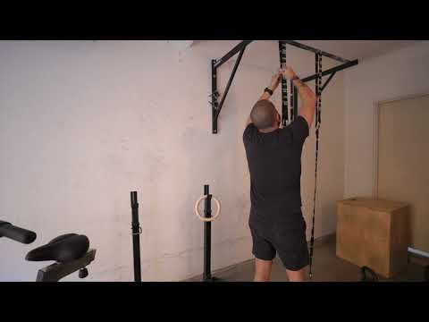 awegym Gymnastic Rings with Carabiner Adjusting System - Olympic Rings 1.1" - Calisthenics Equipment