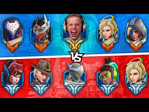 Can a Top 500 CARRY 4 Bronzes Against 5 Diamonds?! (Overwatch 2)