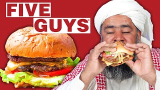 Tribal People Try Five Guys For The First Time