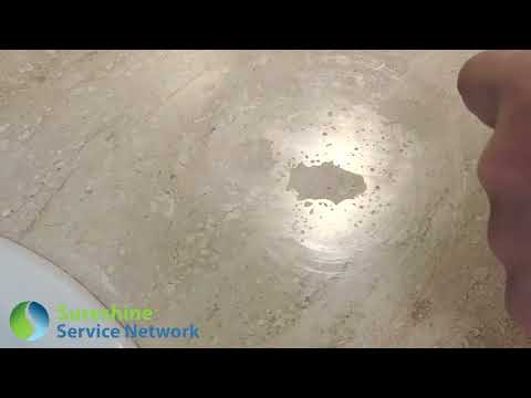 How to polish marble at home in 4 minutes #marblepolishing #marblecountertop