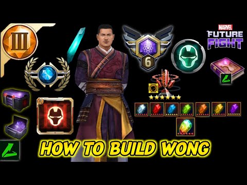 How to Build Wong Marvel Future Fight | Wong Build MFF | MFF HINDI INDIA