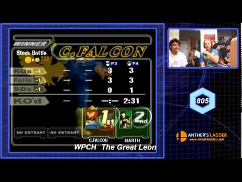 Melee @ Ross's #1: Singles Losers R3 - WPCH (Falcon) vs The Great Leon (Marth)