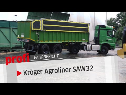 Kröger Agroliner SAW32: Sattelanhänger als Abschieber | profi #Fahrbericht