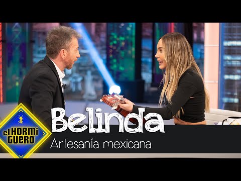 Belinda sorprende a Pablo Motos con una guitarra artesana mexicana - El Hormiguero
