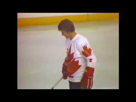 Bobby Orr introduced to standing ovation at Maple Leaf Gardens Toronto 1976 Canada Cup Canada-Sweden