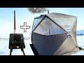 Video Thumbnail for Stove Jack Ice Fishing Tent!! MASSIVE Windows! INSULATED By Naturehike