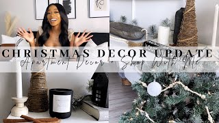 CHRISTMAS HOME DECOR UPDATE | MODERN & NEUTRAL HOLIDAY DECOR | HOBBY LOBBY & MARSHALLS SHOP WITH ME