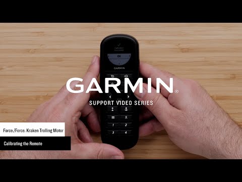 Garmin Support | Force® Trolling Motors | Wireless Remote Calibration