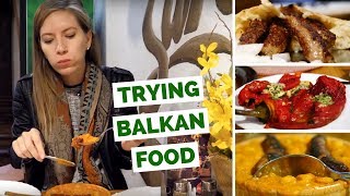 Balkan Food Review - Our first impressions trying Bosnian Food in Ljubljana, Slovenia