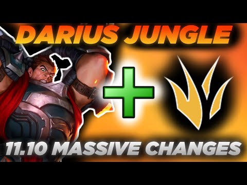 [11.10] MASSIVE JUNGLE CHANGES - DARIUS JUNGLE GAMEPLAY - INFORMATIVE