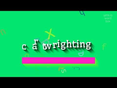 HOW TO PRONOUNCE CARTWRIGHTING? #cartwrighting