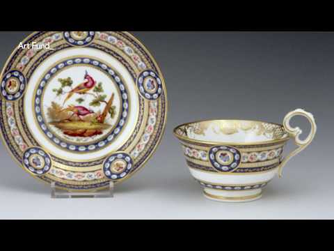 A arte acontece: recriando a porcelana Nantgarw