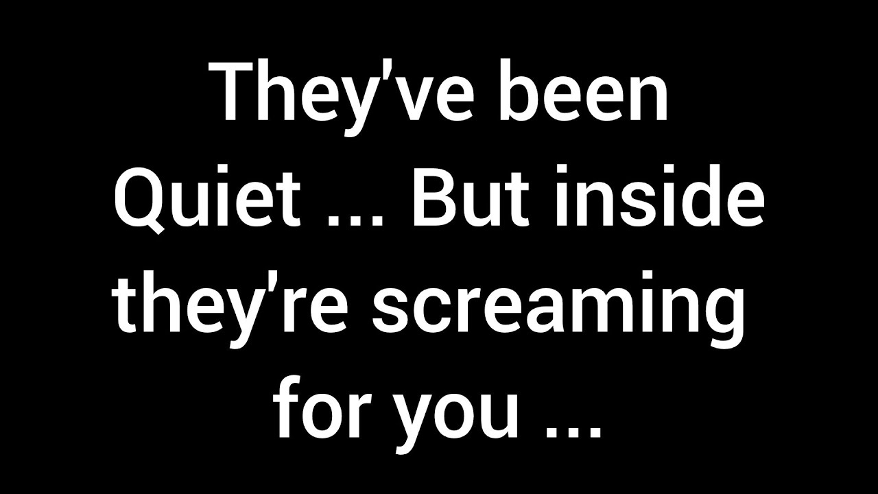 🫣 They've Been Quiet... But Inside They're Screaming for You 💥💔