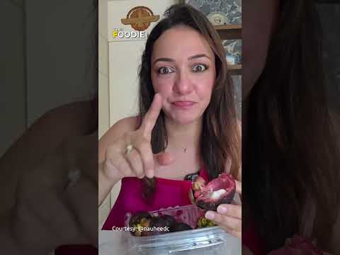 Nauheed Cyrusi reveals the secret to spot perfectly ripe Mangosteen #shorts #nauheedcyrusi