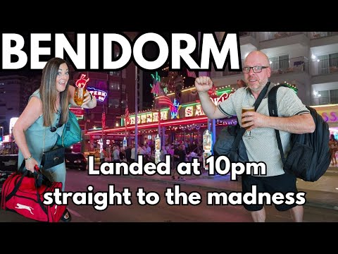 Straight off the Plane into the Madness - Benidorm Begins