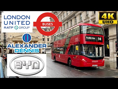 [London United: 94 Acton to Oxford Circus] Alexander Dennis Enviro400 City EV BYD (BCE47021/LB69JPY)