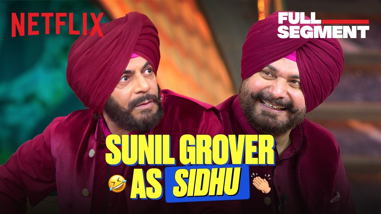 Sunil Grover's EPIC Siddhu Paaji Mimicry 😂 Ft. Navjot Singh Sidhu, Harbhajan Singh | #TGIKS
