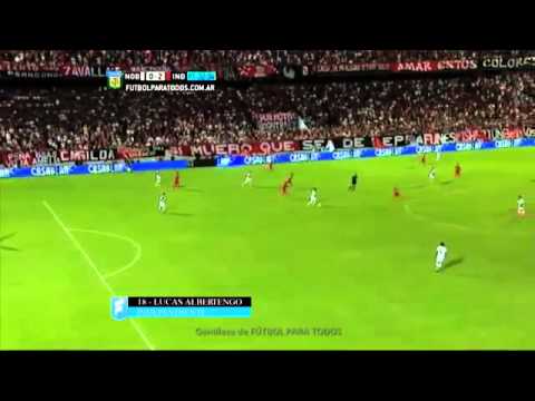 Gol de albertengo independiente 1