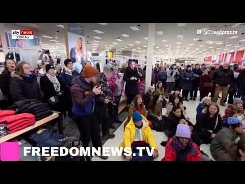 Anti-ICE agitators occupy Target as liberal meltdown over immigration operations continue