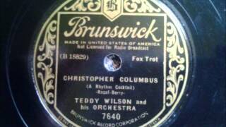 Music video thumbnail preview for Teddy Wilson and his Orchestra - Christopher Columbus by Teddy Wilson and His Orchestra