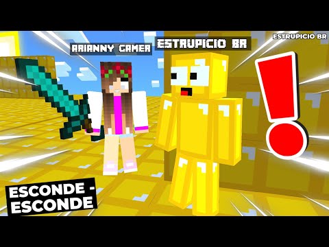 (X1) ESCONDE-ESCONDE DE DISFARCE NO MINECRAFT BEDROCK EDITON.