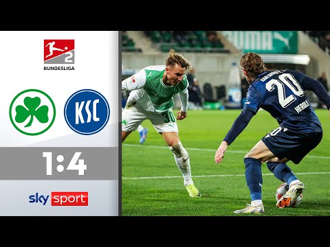KSC schießt Frust weg! | SpVgg Greuther Fürth - Karlsruher SC | Highlights - Spieltag 10 -  2025/26