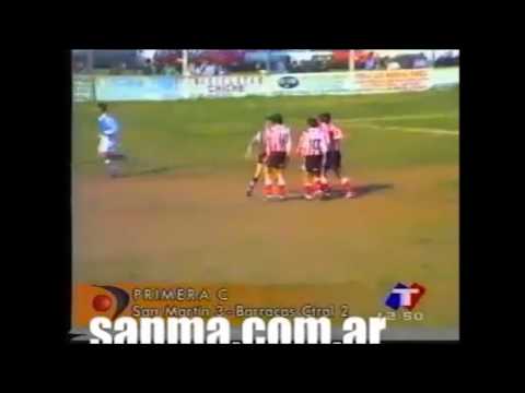 San Martín de Burzaco 3 - Barracas Central 2 (Primera C Apertura 1998)